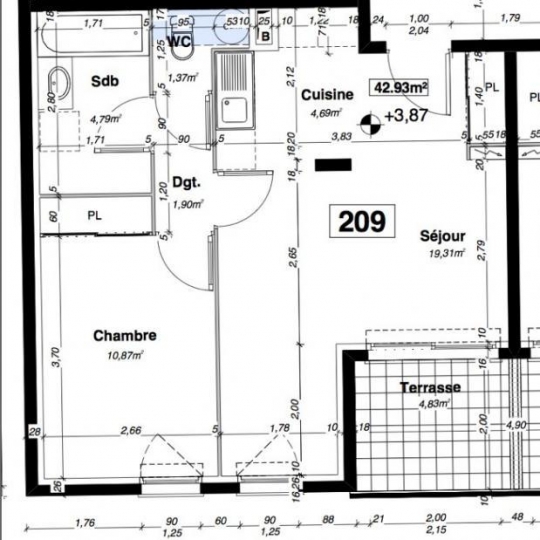  Annonces AIGUILLON : Appartement | PALAVAS-LES-FLOTS (34250) | 43 m2 | 186 263 € 